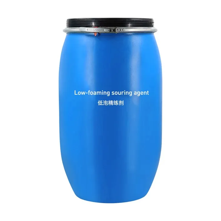 Слабо пенлив подкисляващ агент